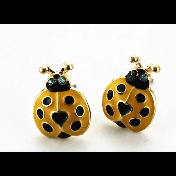 Jewelry - Ladybug earrings Red or Yellow